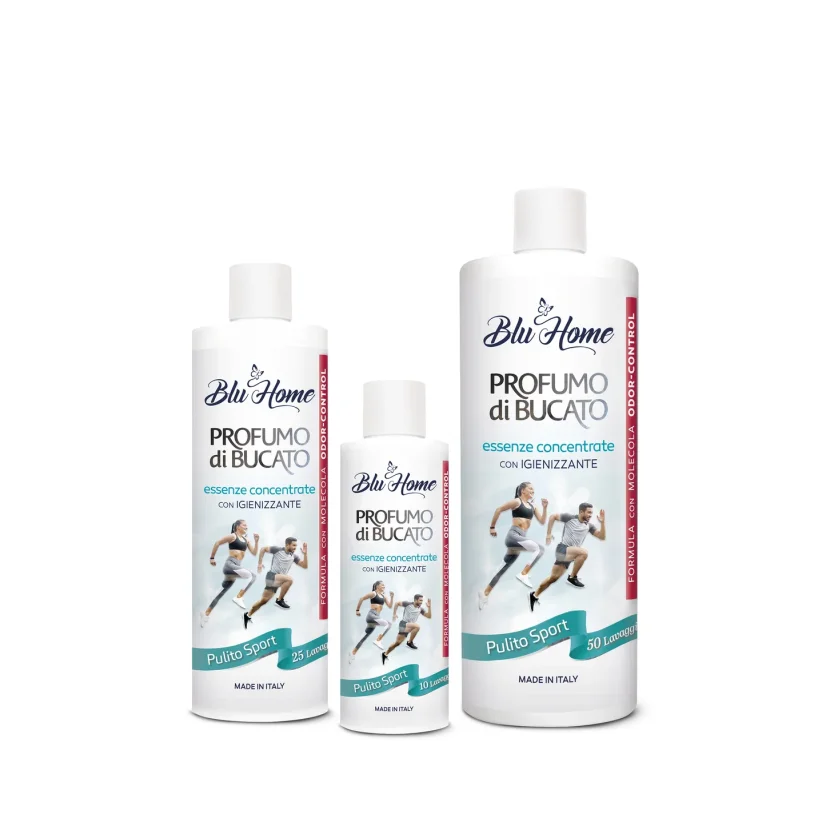 Blu Home parfém na praní PULITO SPORT - Čistý sport - Varianty: 250 ml / 50 praní
