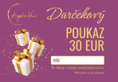 Darčekový poukaz na 30 EUR